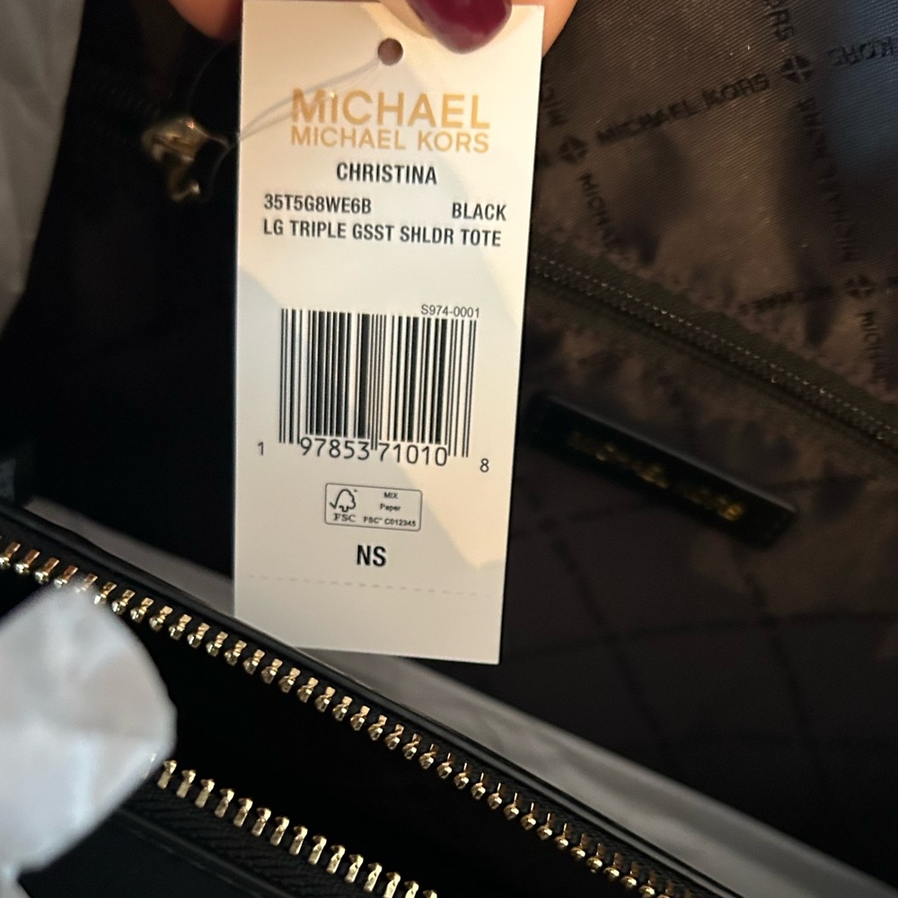 MICHAEL KORS Christina Large Signature Logo Shoulder Bag - Picture 15 of 16